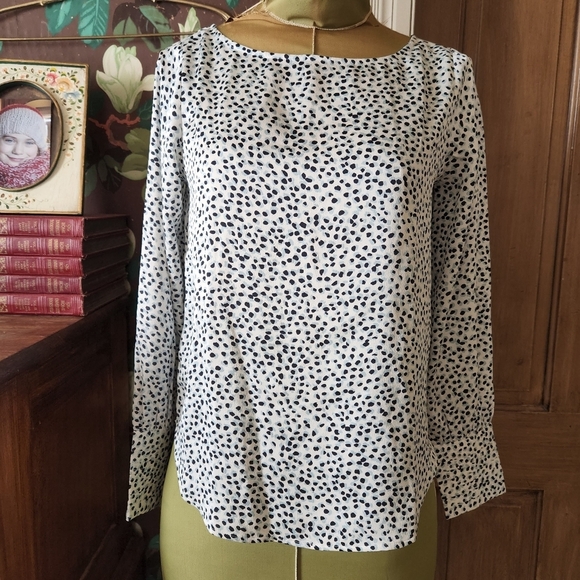 ANN TAYLOR Long Sleeve Top Size XXSP - Picture 1 of 11